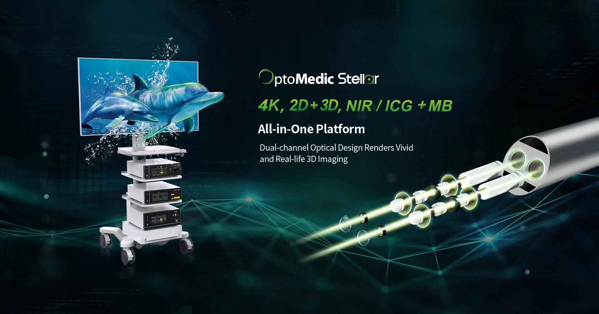 OptoMedic Stellar — 4K/3D Fluorescence Imaging Platform